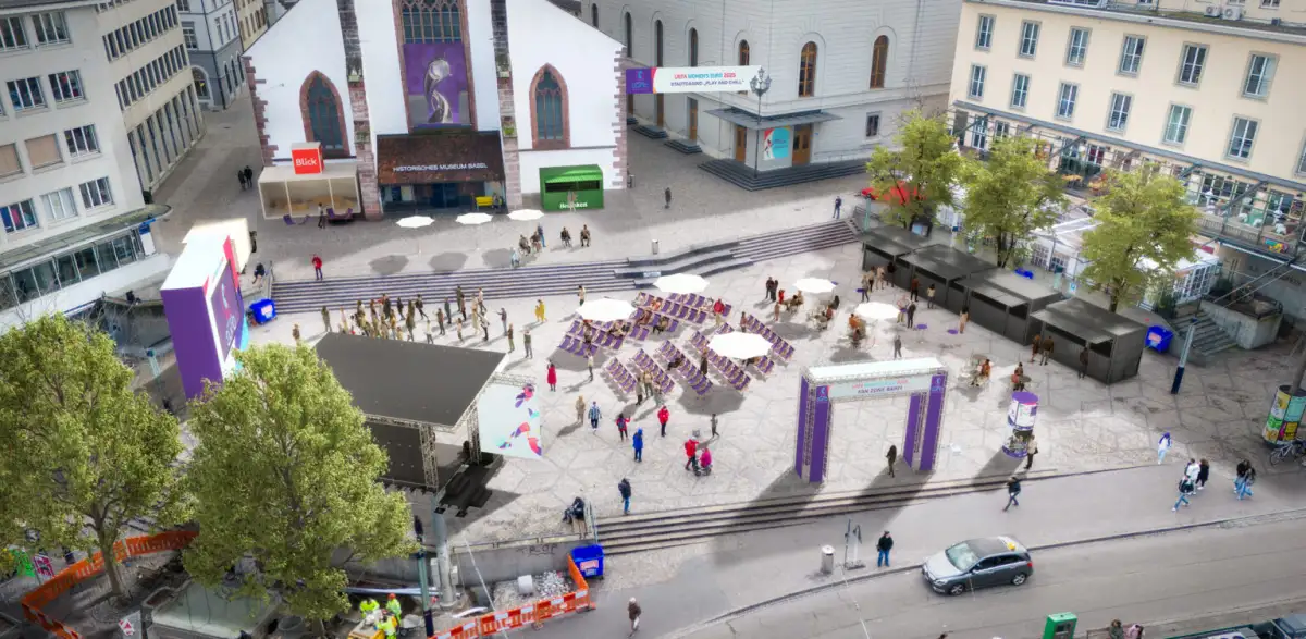 Basel Zone Fan Zone am Messeplatz – Basel feiert die UEFA Women’s EURO 2025 ...